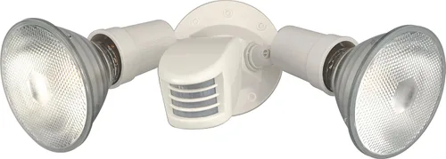 Vista 4 de Satco SF76/531 - Luz de inundación de dos luces para exteriores, de aluminio fundido resistente, duradera, a prueba de clima, con sensor de Bronce