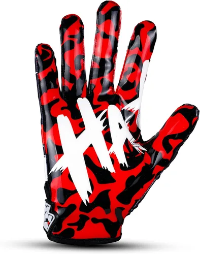 Vista 5 de Jester 4.0 Guantes de Fútbol Americano – Guantes de Receptor Elite Pro Grip para Adultos y Jóvenes – Guantes de Fútbol Americano con Agarre Pegajoso