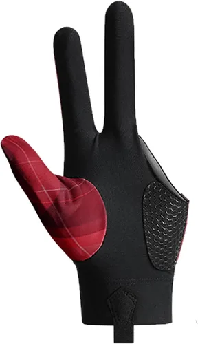Vista 11 de Guantes de billar de 3 dedos, guantes de billar para mano izquierda y diestra, transpirables, antideslizantes, para billar Mano izquierda negra