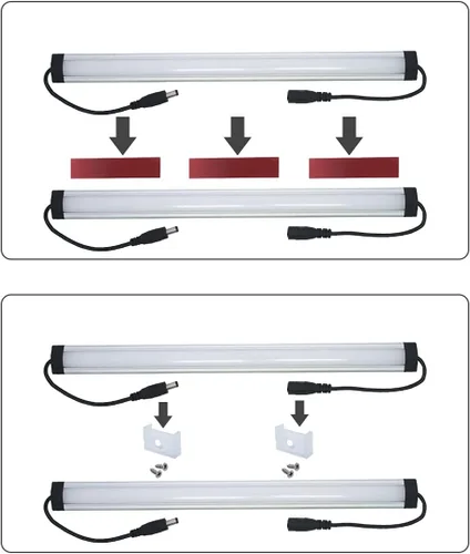 Vista 8 de Luces LED Litever bajo clóset, Plateado, LL-008-3W, 20.00watts, 120.00 volts