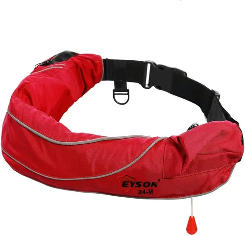 Vista 9 de Eyson - Cinturón inflable tipo chaleco salvavidas - Manual. 600 negro