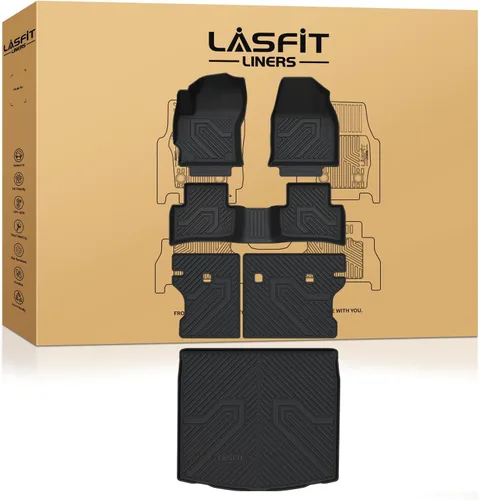 Vista 28 de LASFIT Alfombrillas para Toyota Tacoma 2005-2011 (solo compatible con DoubleCab AutoTran)
