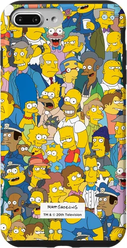 Vista 12 de The Simpsons Springfield Characters Print - Carcasa para iPhone 17