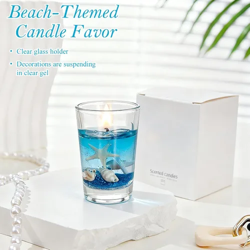 Vista 4 de Regalos Temáticos del Océano para Mujeres, Paquete de Cuidado Personal Regalos de Spa de Playa para Mujeres, Regalo de Spa Relajante Inspirador