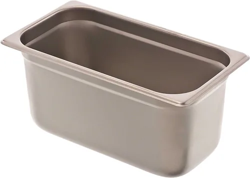 Vista 2 de Browne (22134) 4" third-size anti-atascos mesa de vapor Pan
