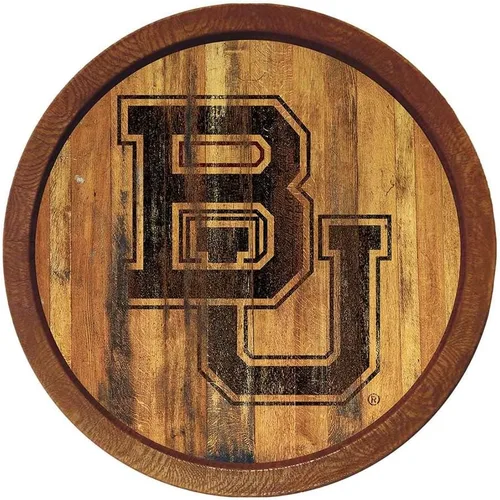 Vista 106 de The Fan Brands NCAA Alabama Crimson Tide: "Faux" - Letrero de barra del equipo deportivo, decoración para el hogar, dormitorio, garaje, oficina