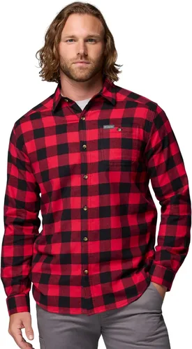 Vista 70 de Columbia Men's Cornell Woods Flannel Long Sleeve Shirt Negro