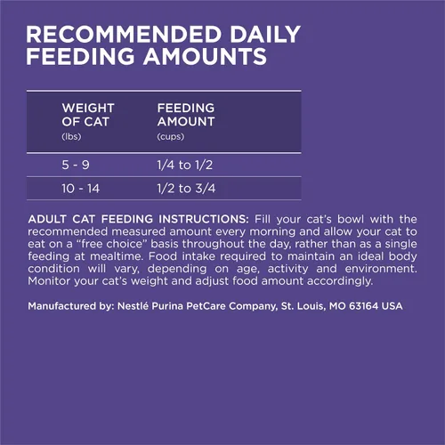 Vista 5 de Purina ONE Alimento natural para gatos para control de bolas de pelo, fórmula +PLUS Hairball - Bolsa de 16 libras
