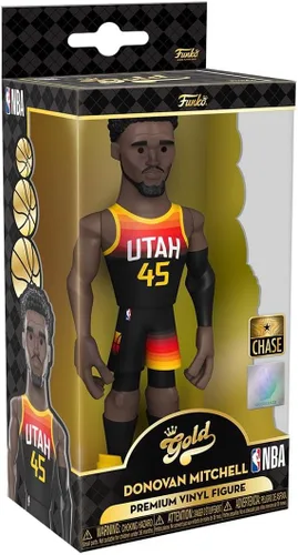 Vista 3 de Funko Pop! Oro NBA:Jazz - Donovan Mitchell 5" con Chase
