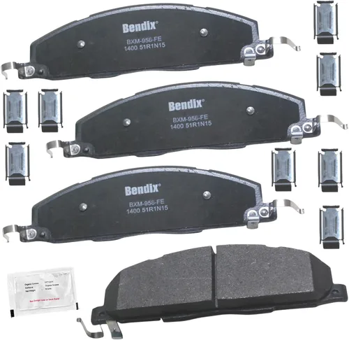 Vista 88 de Bendix Priority1 CFC154 - Juego de pastillas de freno de disco para Avanti II, Century, LeSabre, Regal, Riviera, chasis comercial, DeVille