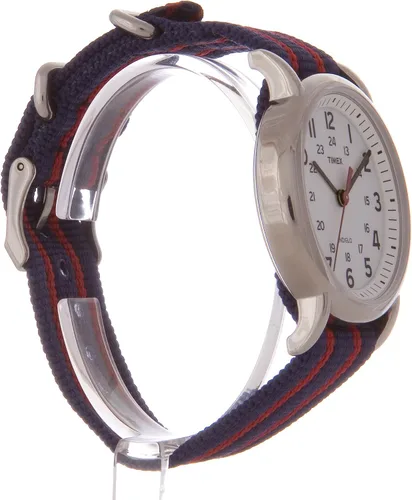 Vista 11 de Timex Reloj unisex Weekender de 1496in Negro Weekender Slip Through - Reloj de correa de nailon