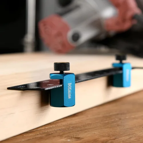 Vista 2 de Medidores de escalera para enmarcar metal cuadrado/madera Fabricación Layout Jig Set