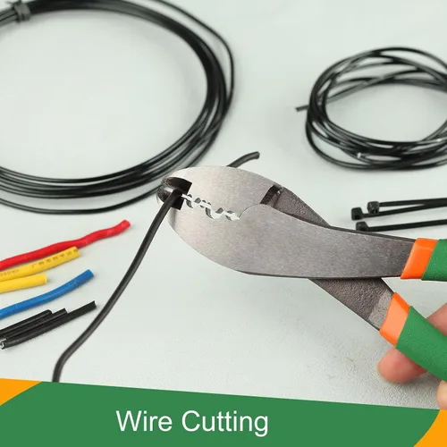 Vista 4 de SPEEDWOX Herramienta de prensado de corte de alambre Alicates eléctricos Alicates Crimper Cutter Alicates de crimpado de terminales eléctricos