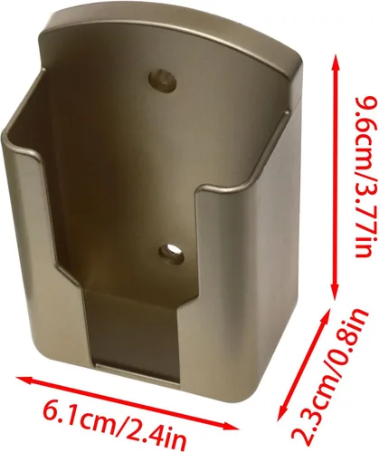 Vista 4 de Lovelysp - Cajas de almacenamiento autoadhesivas para aire acondicionado, soportes para control remoto con tornillos para cocina, sala de estar