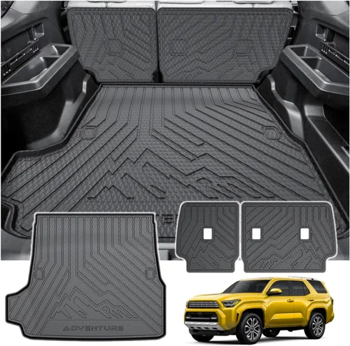 Vista 18 de KUST Alfombrilla de carga para maletero para Land Rover Discovery 4 LR4 2010-2016 (5/7 asientos) Cubierta trasera de goma Discoery 4 accesorios
