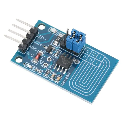 Vista 2 de Atenuador LED táctil capacitivo, módulo de control de brillo compacto PWM para lámparas de mesa, tiras de luz de 2.4 V a 5 V, sensor táctil, tablero