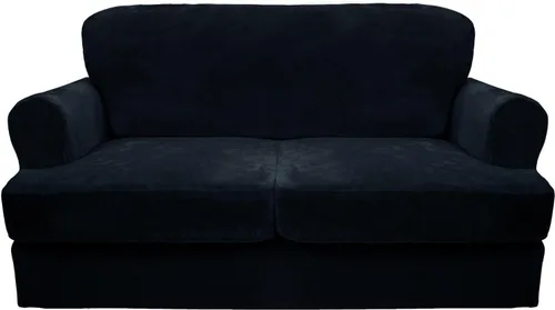 Vista 17 de CUCRAF Funda para sofá con cojines de 3 piezas, fundas deslizantes de terciopelo suave y grueso para sofá de la sala de estar, protector de muebles