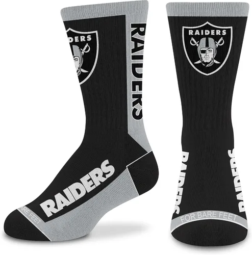 Vista 24 de For Bare Feet NFL - Calcetines unisex para niños de la NFL Mvp Crew