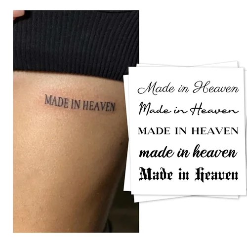 Vista 10 de INKARTLINK Tattoo Tech, 2 hojas de tatuaje semipermanente mediano, tatuajes temporales de diseño artístico para adultos, dura 1-2 semanas