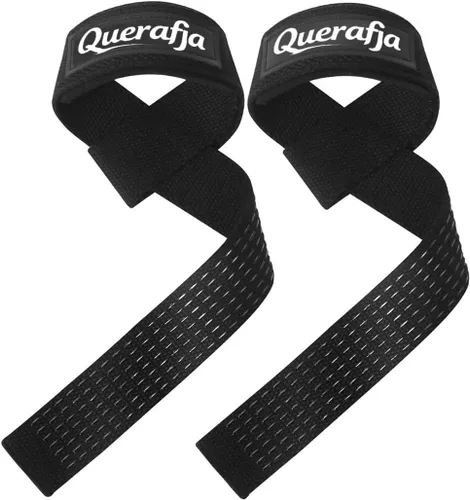 Vista 6 de Correas de muñeca de levantamiento para gimnasio, entrenamiento de fuerza en casa, peso muerto y movimientos de tracción, correa de levantamiento