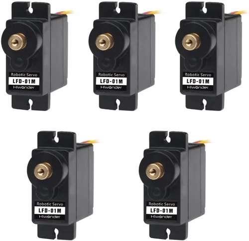 Vista 8 de 9G servo micro servo metal motor de engranaje anti bloqueo servo para robots DIY, LFD-01M, 1PCS