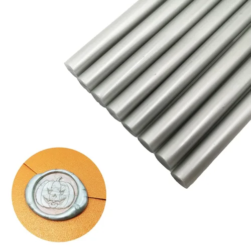 Vista 9 de Palillos de sellado de pegamento termofusible para sello de letra Dorado