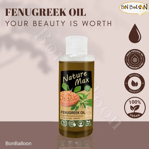 Vista 7 de bonballoon Nature Mix Aceite esencial de fenogreco orgánico natural sin diluir puro para el crecimiento del cabello, cuidado de la salud de la piel