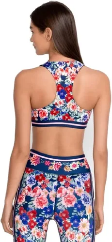 Vista 4 de Johnny Was Otti Bee Active - Brasier deportivo reversible - A9823-4 (Multi, XL), Multi