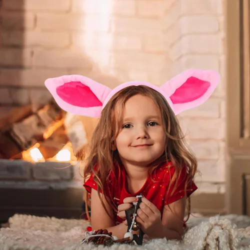 Vista 6 de TopTie 6 diademas con orejas de animales, decoraciones para adultos y niños, diseño de animales de safari en la selva