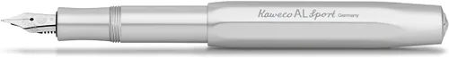 Vista 8 de Kaweco AL SPORT Pluma estilográfica Antracita I Pluma metálica premium para cartuchos de tinta de 13 cm I Plumín: M (Mediano)