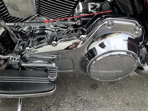 Vista 2 de Cubierta de bloque de motor con base de cilindro cromado para Harley Softail 2000-2006 Touring Road King Electra Glide Road Glide 1999-2006 Dyna