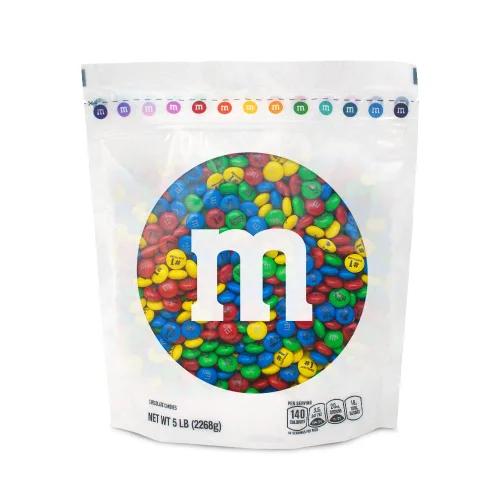 Vista 7 de M&M'S Teacher Appreciation - Caramelos de chocolate con leche, 2 libras, M&M'S rojo y blanco con iconos temáticos de maestros