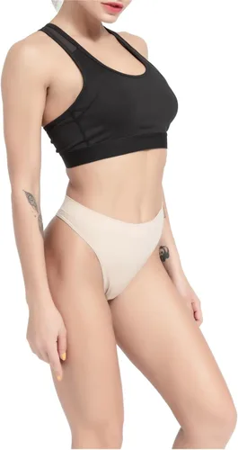 Vista 2 de GRANKEE - Tangas sin costuras transpirables para mujer, tangas que no se marcan, paquete de ropa
