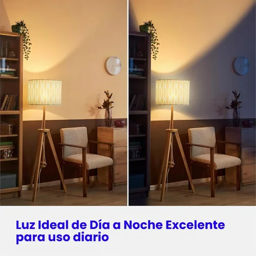 Vista 4 de Feit Electric Bombillas LED A19, equivalente a 60 W, no regulables, 800 lúmenes, base estándar E26, blanco suave de 2700 K, 80 CRI, vida útil de 10