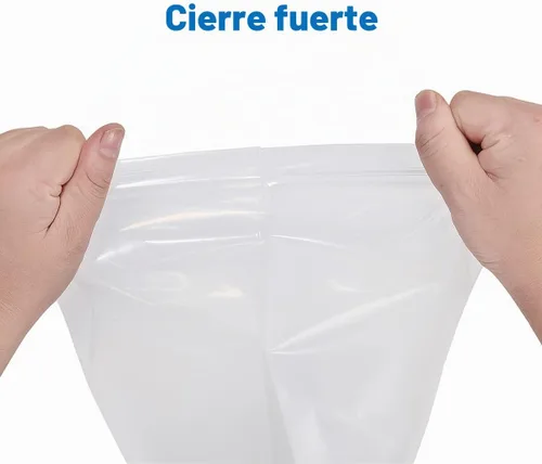 Vista 6 de 200 unidades 2,5 x 2,5 cm Bolsas de plástico transparentes gruesas con cierre de cremallera de 4 mil, bolsas resellables con cierre de cremallera