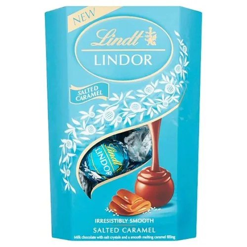 Vista 14 de Lindt LINDOR Caja de Regalo Tradiciones de Trufas de Chocolate con Leche, Caramelo de Chocolate con Leche con Centro de Trufa Suave y Derretido, 6.8