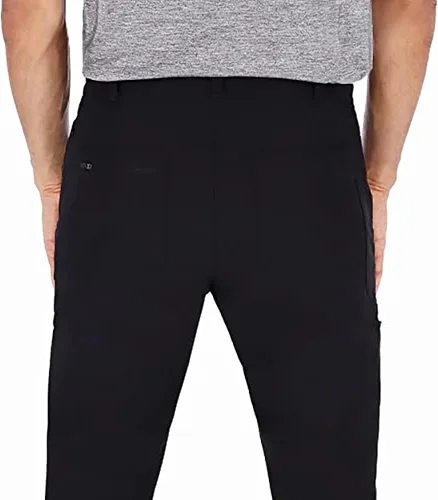 Vista 6 de Apricoat Pantalones de aventura Pantalones de senderismo ligeros para hombre y mujer, resistentes al viento y al agua, pantalones casuales Ripstop