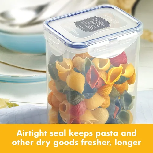 Vista 4 de Lock & Lock Almacenamiento de alimentos rectangular hermético, Sencillo