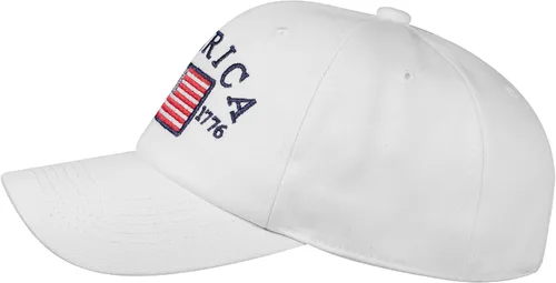 Vista 9 de IIN Gorra de béisbol con bandera estadounidense para hombres y mujeres, de perfil bajo, militar, militar, militar, para papá