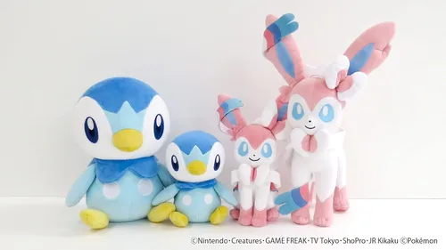 Vista 6 de Sanei Pokemon All Star Collection PP89 - Peluche Piplup de 6 pulgadas, color azul
