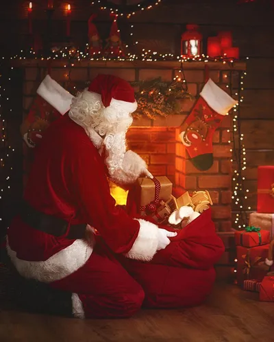 Vista 6 de Disfraz de Papá Noel para adulto, 9 piezas, traje de Papá Noel de felpa de lujo para hombre, disfraz de Papá Noel para hombres, conjunto de traje