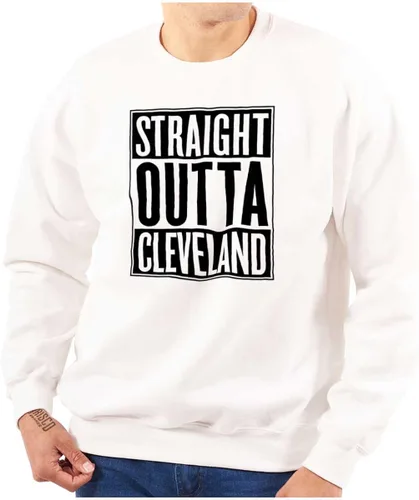 Vista 7 de Clásico Teaze Straight Outta Cleveland Ohio Souvenir Womens Mens Crew Sudadera