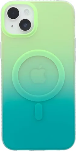 Vista 77 de Funda degradada para iPhone 14 Pro - Diseño multicolor degradado naranja y amarillo, resistente a los impactos y con imanes