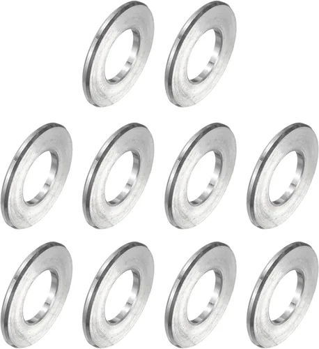 Vista 148 de uxcell 10 piezas de espaciador de acero inoxidable de 3/8" de diámetro interno x 3/4" de diámetro exterior x 1" de longitud, espaciador de rosca