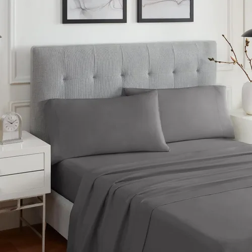 Vista 10 de Eclipse Sleep Solutions Plaza Cooling King - Juego de sábanas de 4 piezas en Peacoat