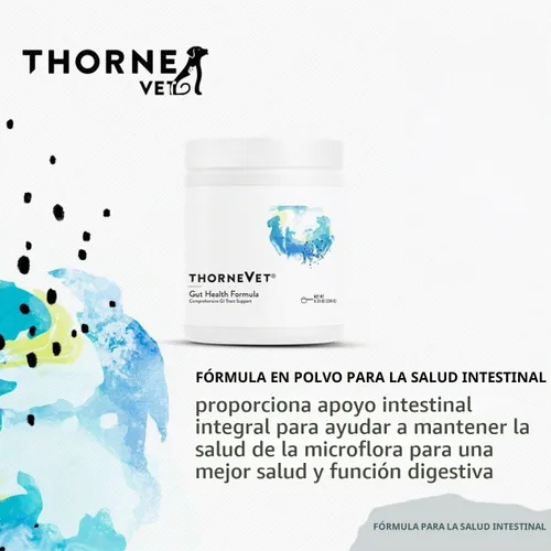 Vista 3 de ThorneVET Fórmula de salud intestinal: apoyo gastrointestinal para perros, gatos y caballos, 180 cucharadas