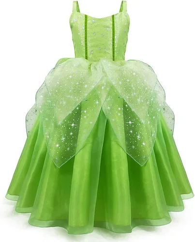 Vista 2 de Axaxa Princess Costume for Girls Princess Dress Halloween Fancy Party Dress Princess Dress Up Clothes for Little Girls