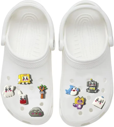 Vista 2 de 9 dijes lindos para zapatos de cocodrilo para niños y niñas, bonitos dijes de dibujos animados para decoración de zapatos, pulseras, regalos