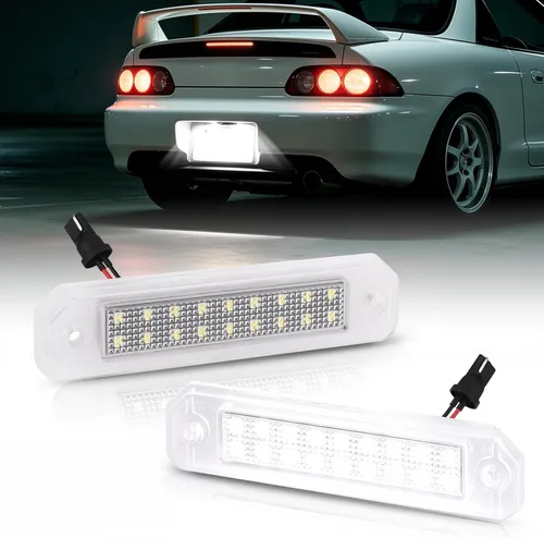 Vista 24 de D-Lumina Luces LED para matrícula, montaje de lámpara para Volkswagen VW Golf GTI MK4 MK5 MK6 MK7 CC Rabbit Polo EOS Phaeton Beetle Passat Scirocco