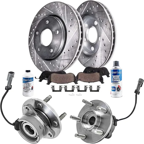 Vista 50 de Detroit Axle - Rotores de freno traseros para Toyota GR Supra BMW 230i 330e 330i 430i 530i 530i 530e 540d 540i xDrive X3 X4 Z4, rotores de freno